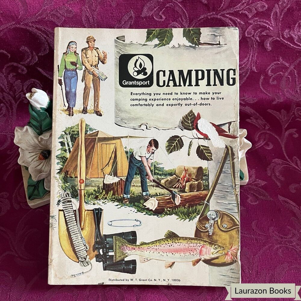 1971 The Golden Book of Camping by William Hillcourt, Larger Paperback